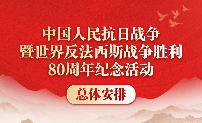 一图读懂：中国人民抗日战争暨世界反法西斯战争胜利80周年纪念活动总体安排